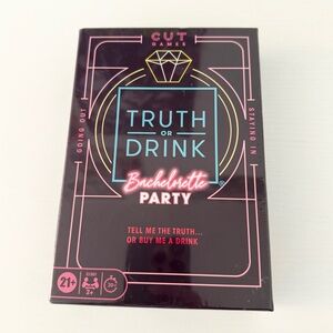 NWT truth or drink bachelorette party card game